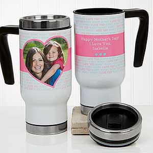 Love You This Much Personalized Commuter Travel Mug