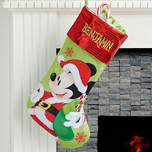 personalized mickey mouse stocking christmas