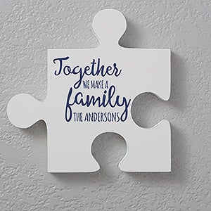 Personalized Puzzle Piece Wall Décor - Quote 1