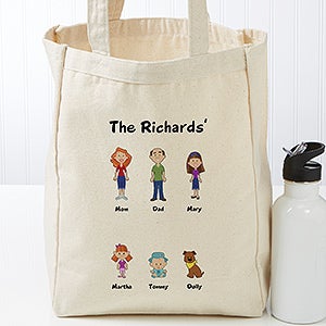 Character Collection Personalized Petite Canvas Tote Bag
