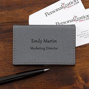 Signature Series Personalized Business Card Case