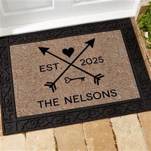 Personalized Doormat 18x27 - Arrows of Love