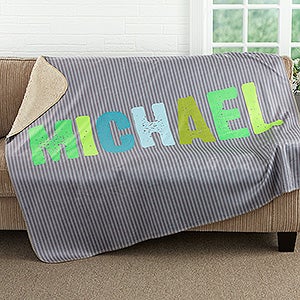 All Mine! For Him Personalized Premium 60x80 Sherpa Blanket