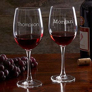 Classic Celebrations Personalized 19 1/4oz. Red Wine Glass- Name