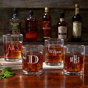 Personalized Old Fashioned Glasses - Classic - #17834-N