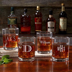 Personalized Old Fashioned Glasses - Classic