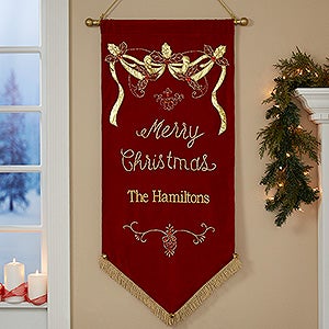 Classic Christmas Personalized Banner
