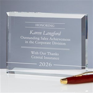 Personalized Achievement Award - Performance Award - 17901