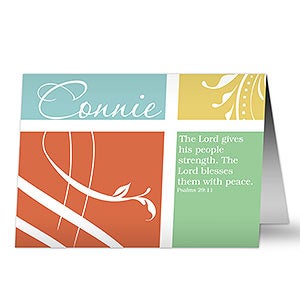 Inspirational Faith Personalized Greeting Card