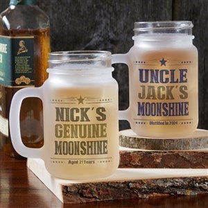 Write Your Own Personalized Frosted Mason Jar-17936