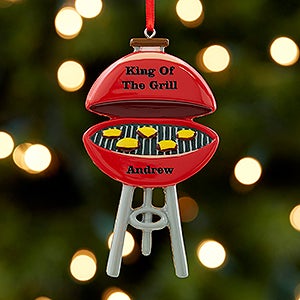 King Of The Grill© Personalized Ornament