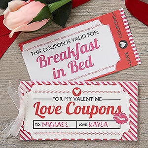 Love Coupons Personalized Coupon Booklet