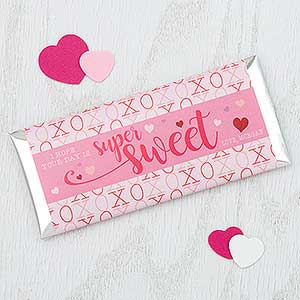 Personalized Candy Bar Wrappers - Super Sweet - Set of 12