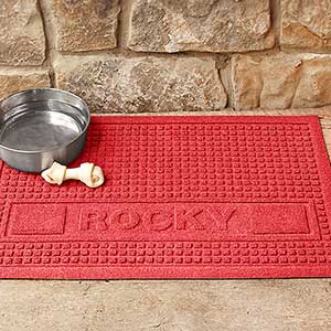 Squares Personalized AquaShield? Molded Pet Mat