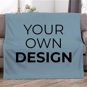 Design Your Own 60x80 Personalized Blanket - Slate