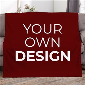 Design Your Own 60x80 Personalized Blanket - Red
