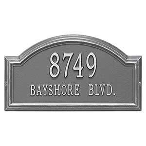 Providence Arch Personalized Aluminum Address Plaque