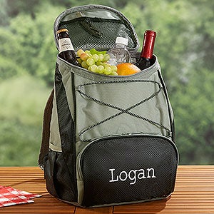 Embroidered Outdoor Cooler Backpack- Name