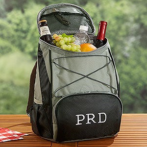 Embroidered Outdoor Cooler Backpack- Monogram