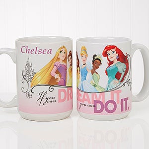 Disney Princess Personalized 15 oz White Coffee Mug