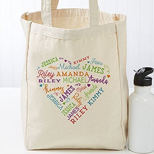 Close To Her Heart Personalized Petite Canvas Tote Bag