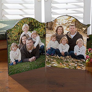 Personalized Double Photo Plaque