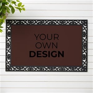 Design Your Own Personalized Doormat - Brown