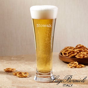 Luigi Bormioli® Personalized Beer Pilsner Glass- Name