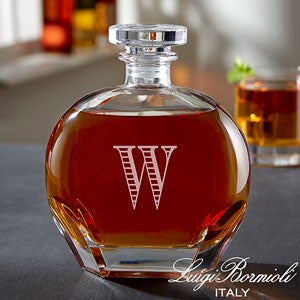 Luigi Bormioli® Engraved Whiskey Decanter- Monogram