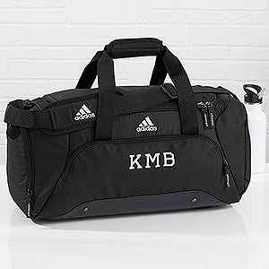 Adidas® Embroidered Duffel Bag-Monogram