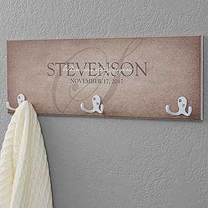 Heart of Our Home Personalized Coat Rack