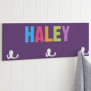 Personalized Coat Rack for Girls - Any Name