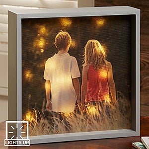 light shadow box led personalized gifts custom 10x10
