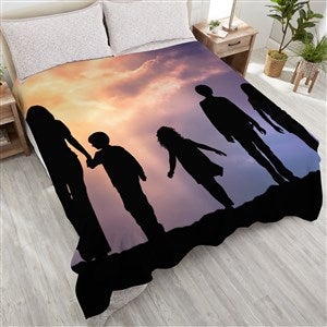 Picture Perfect Personalized 90x90 Plush Queen Fleece Photo Blanket