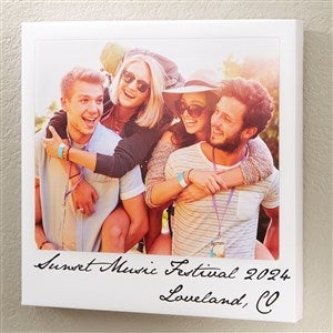 Snapshot Photo Memories Canvas Print - 8x8