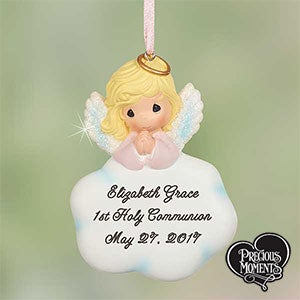 1st Holy Communion Precious Moments® Personalized Keepsake Ornament- Girl