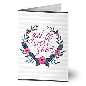 Get Well Soon Personalized Greeting Card
