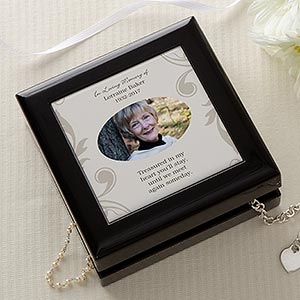 In Loving Memory Personalized Photo Jewelry Box