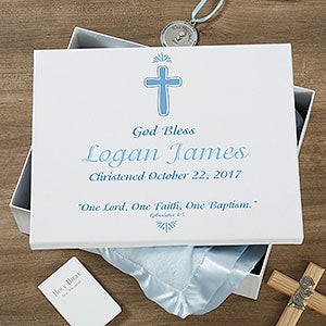 Baptism Day Personalized Keepsake Memory Box