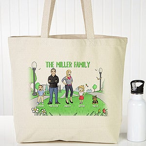 Character Collection Personalized Canvas Tote Bag