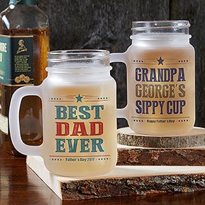 Write Your Own For Him Personalized Frosted Mason Jar