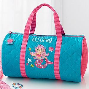 Mermaid Embroidered Duffel Bag by Stephen Joseph