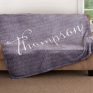 Personalized Fleece Blanket 60x80 - Together Forever