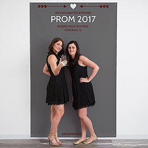 High School Memories Personalized Photo Backdrop