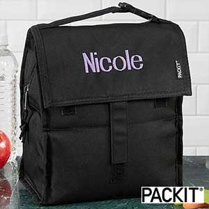 PackIt® Embroidered Freezable Lunch Bag- Name