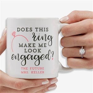 Personalized Engagement Coffee Mugs - 18546
