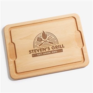 Personalized BBQ Cutting Board - The Grill - 18597