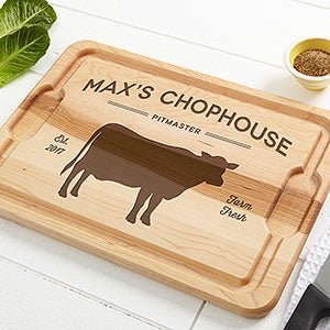 Farmhouse Kitchen Personalized Maple Cutting Board- 12x17