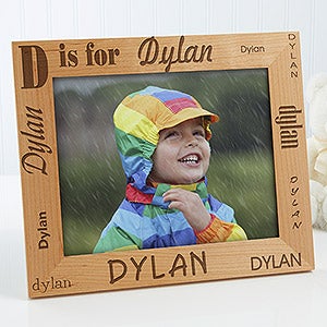 Alphabet Name Personalized Frame- 8 x 10