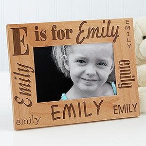 Alphabet Name Personalized Frame- 4 x 6